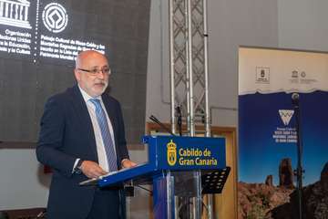 El Cabilldo celebra el primer aniversario de la declaración de Risco Caído como Patrimonio de la Unesco (Foto TA)